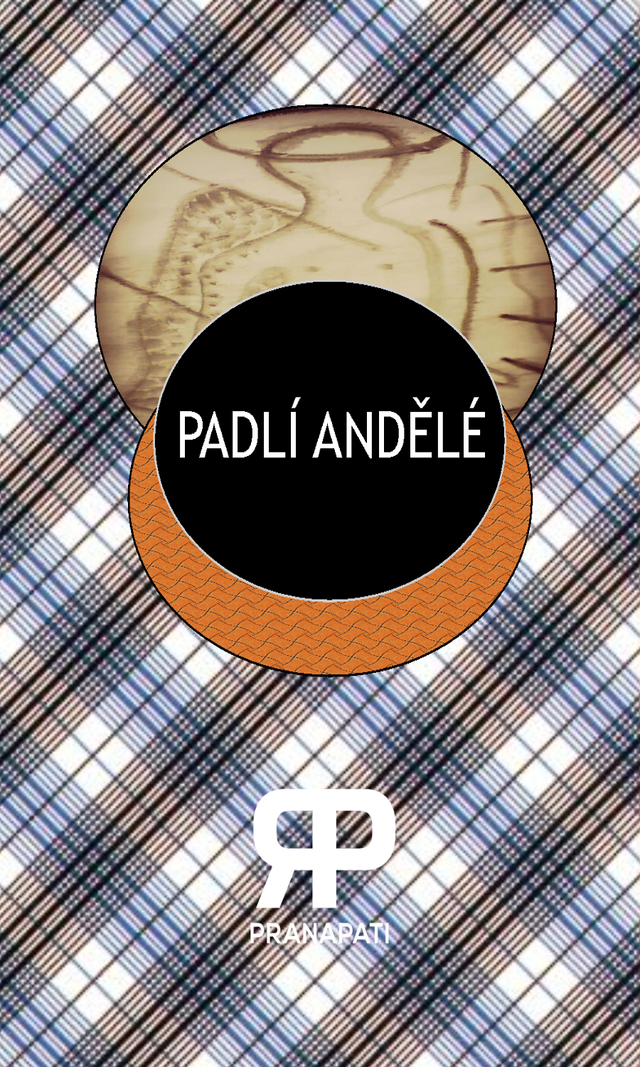 Padlí andělé – zadní strana karty