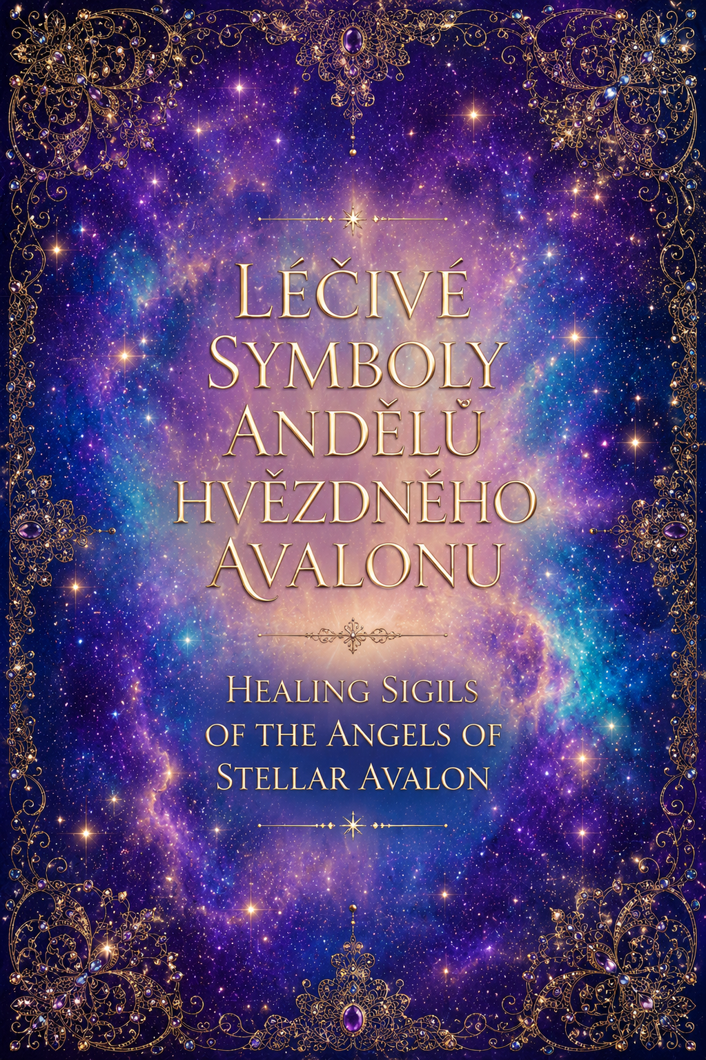 Léčivé symboly andělů hvězdného Avalonu – zadní strana
