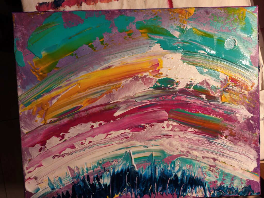 Ztracený poutník v modrém lese