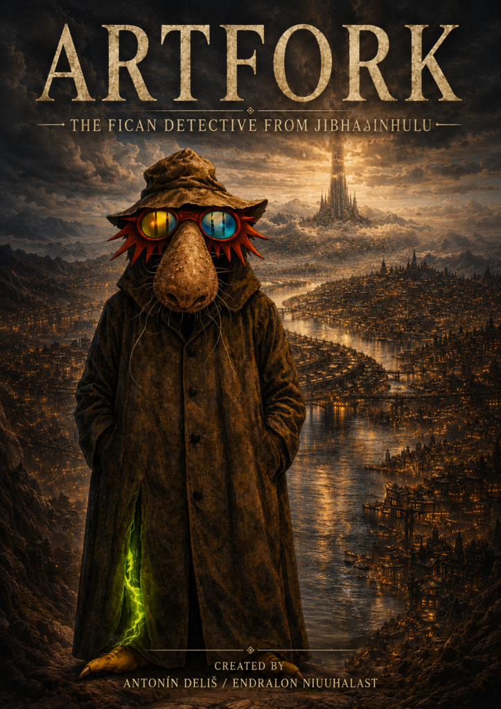 ARTFORK: A Sci-Fi Detective Universe for Screen Adaptation