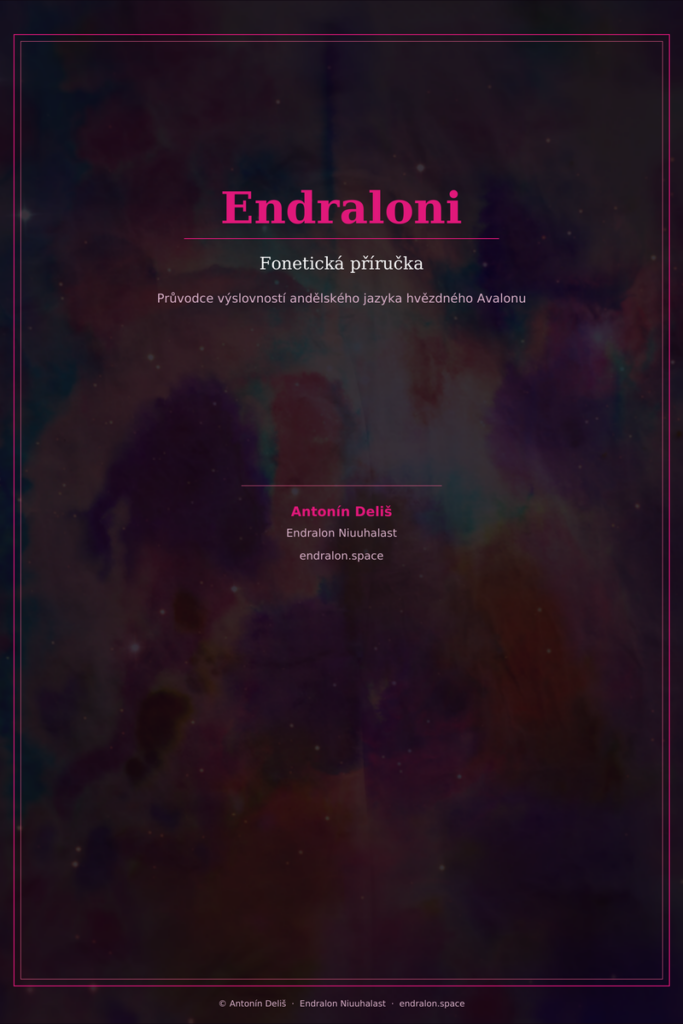 Endraloni: Fonetická tabulka