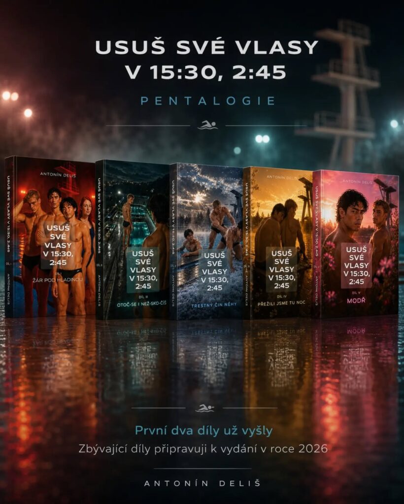 Dopsal jsem pentalogii Usuš své vlasy v 15:30, 2:45